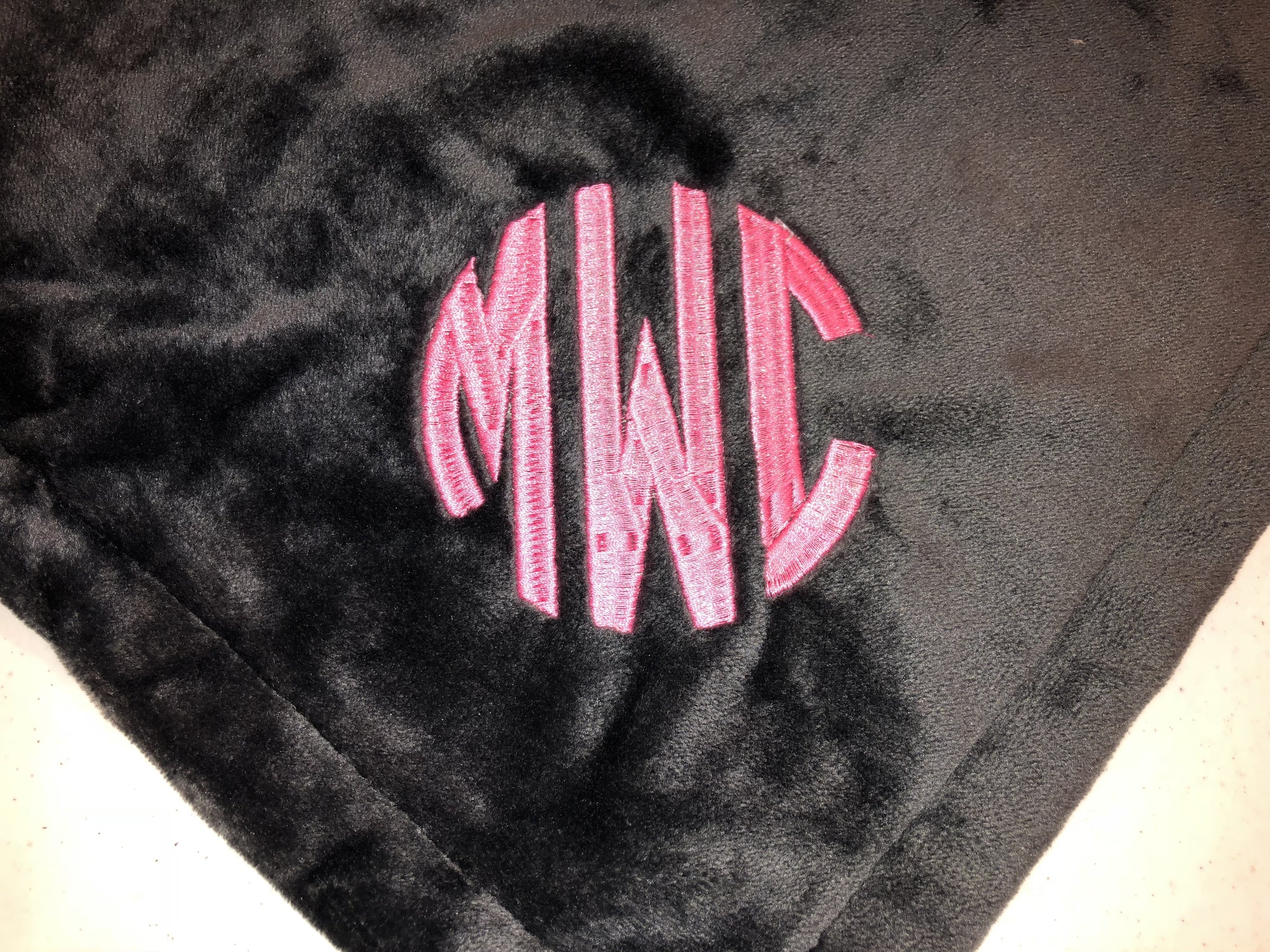 Monogrammed Lands End Blanket Arch City Monogramming