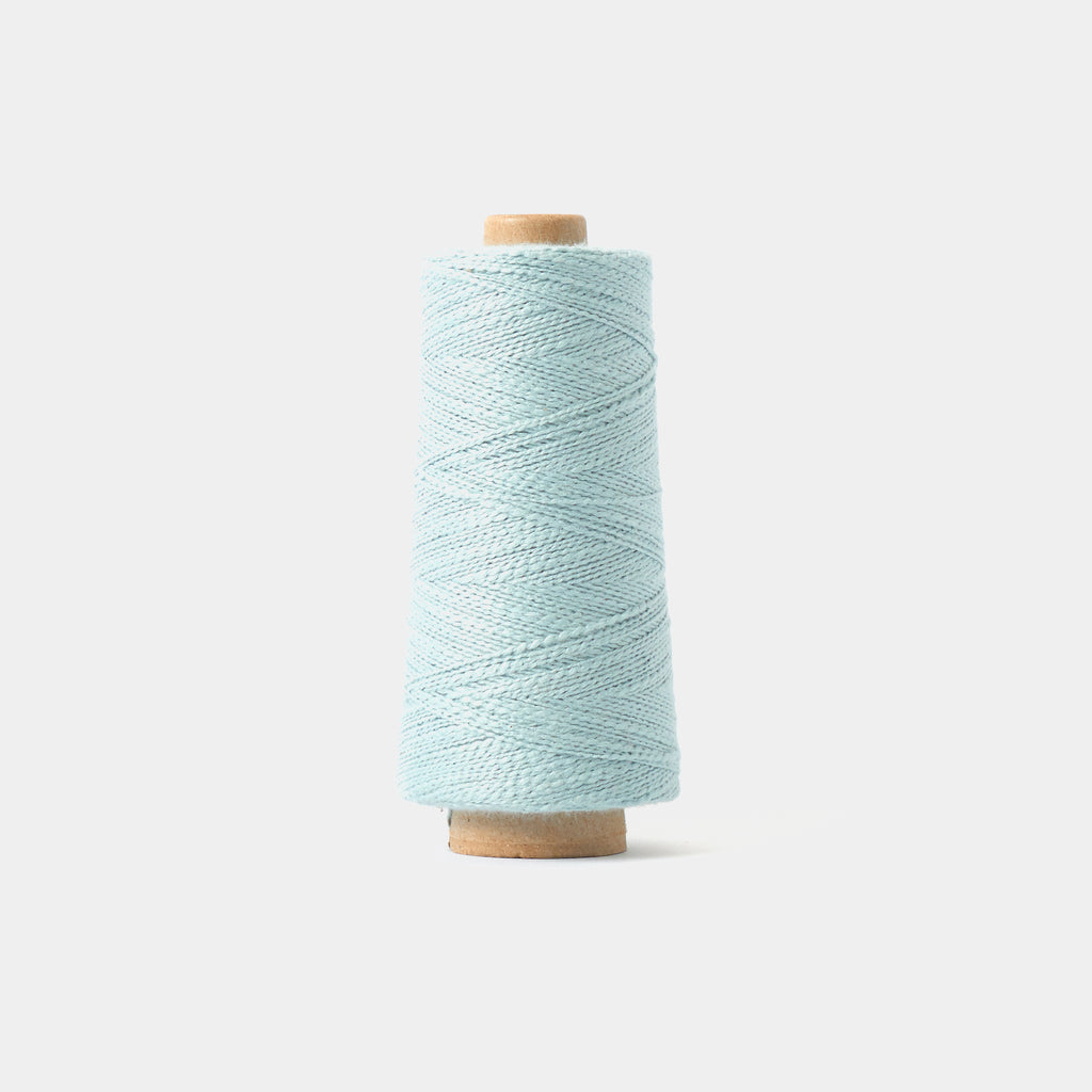 Homeholiday 1 Roll Handmade Cotton Rope Cord 3mm Diameter Single Color Woven  DIY Crafts Ropes 100m, Light Blue 