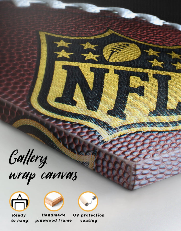 5 Panels Nfl Canvas Wall Art At Texelprintart