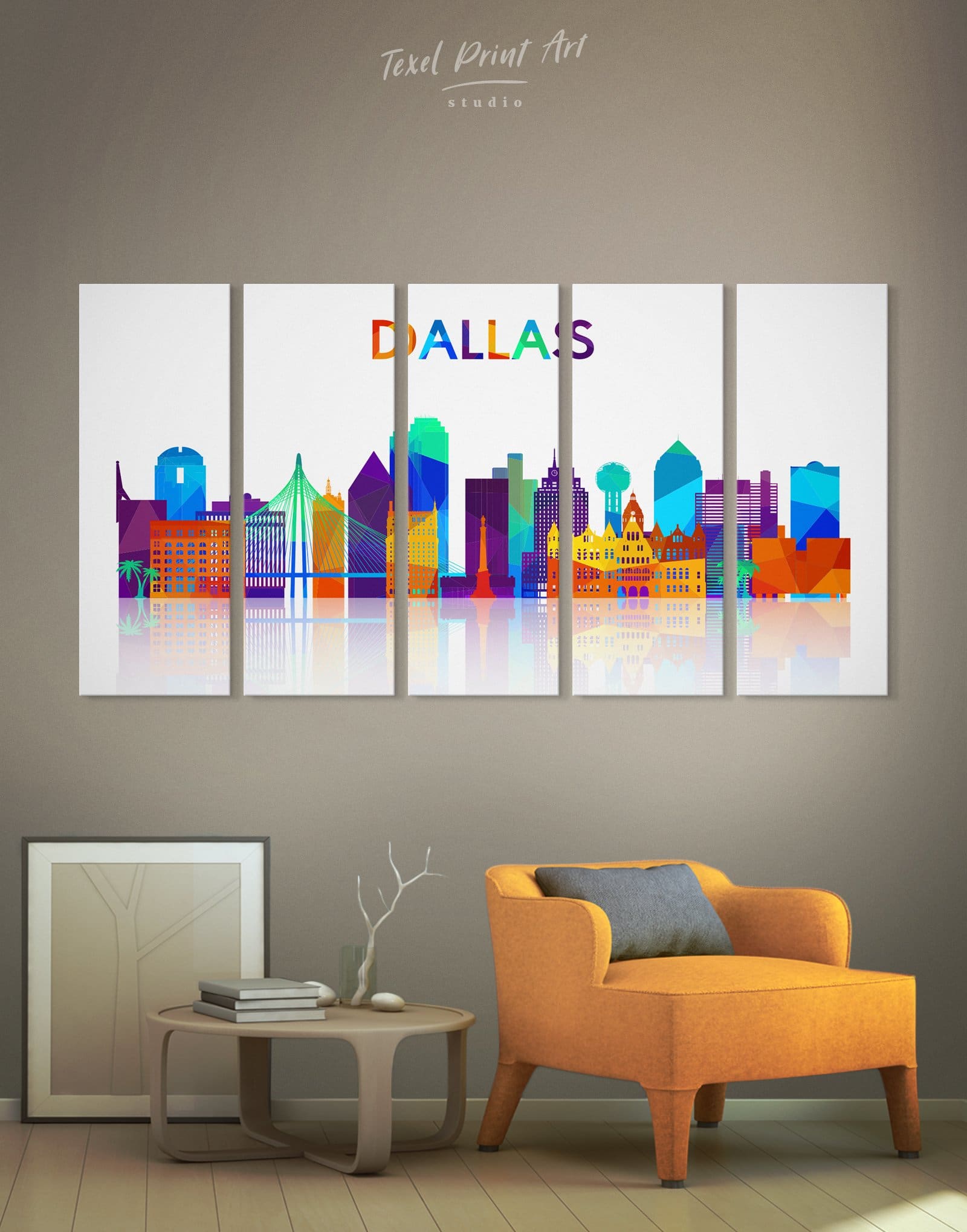 10++ Most Dallas skyline wall art images info
