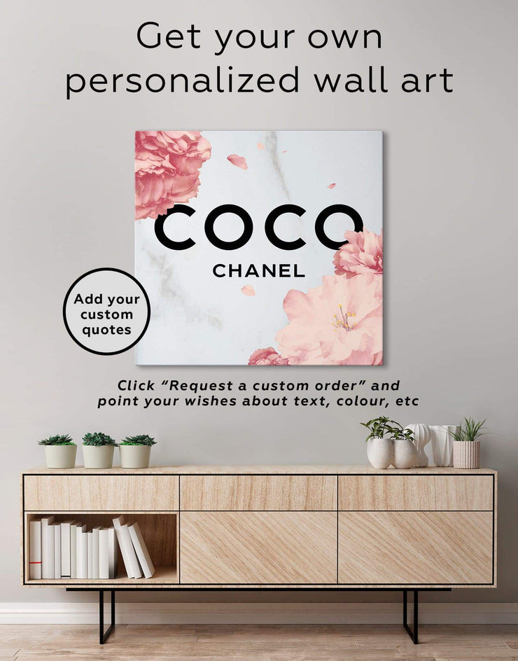 Coco Chanel Wall Art Canvas Print at TexelPrintArt