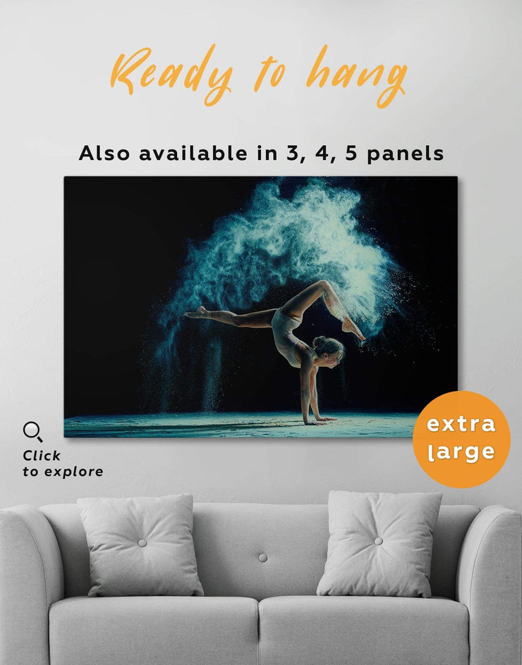 Gymnastics Wall Art Canvas Print 0987 At Texelprintart