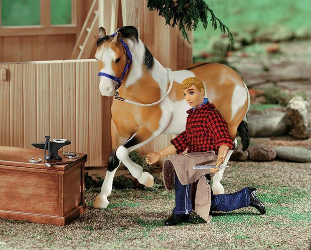 Breyer® Farrier With Blacksmith Tools - 8" Figure – Tack Room Too