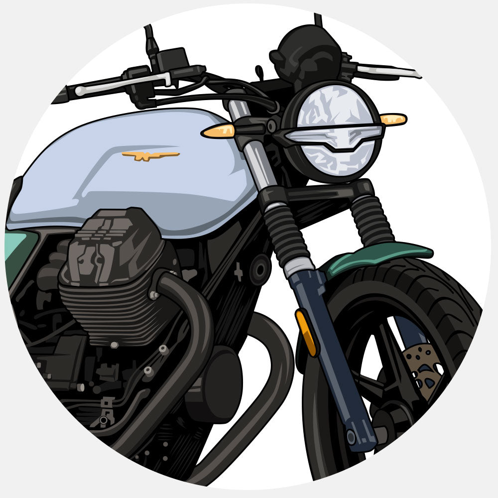 Custom Bike Portrait - Bike Illustration Art Print