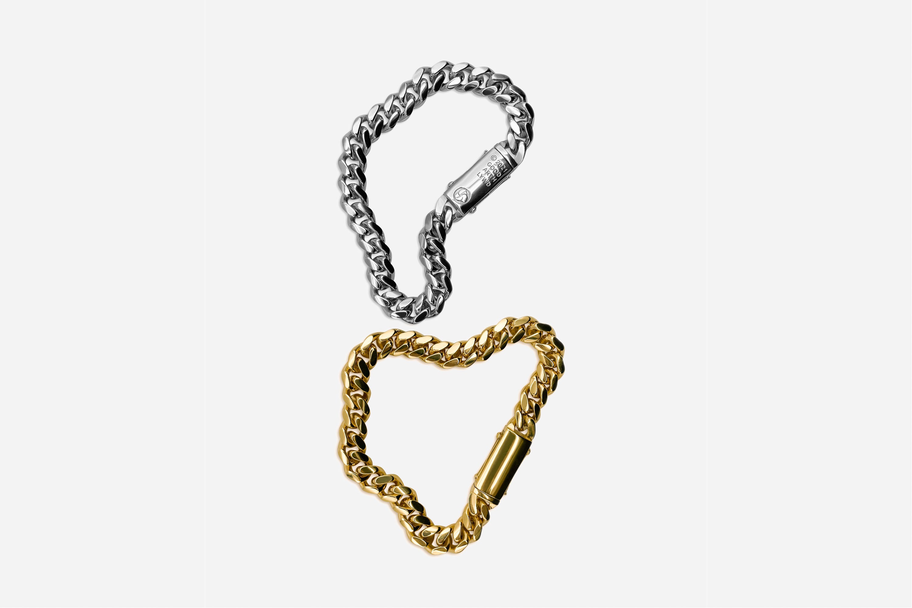 Cuban Link Bracelet ~ 18k Yellow Gold Plated