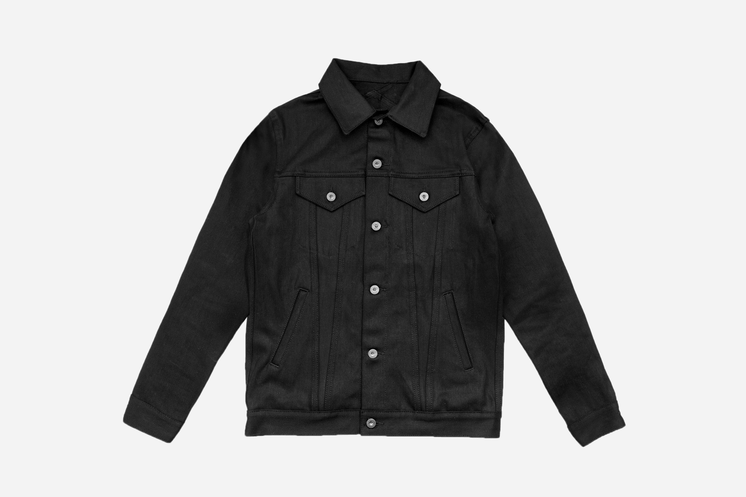 Type 3s Denim Jacket ~ Double Black – 3sixteen