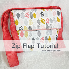 Create a pocket in the flap of a bag sewing tutorial on lorelei jayne 