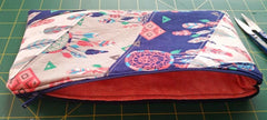 paper piece pencil case sewing tutorial learn paper piecing