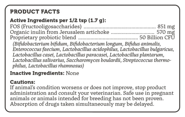 bifido for fido ingredients