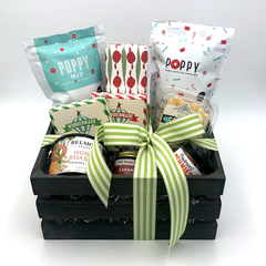 Very Merry Holiday gift crate Christmas gift basket