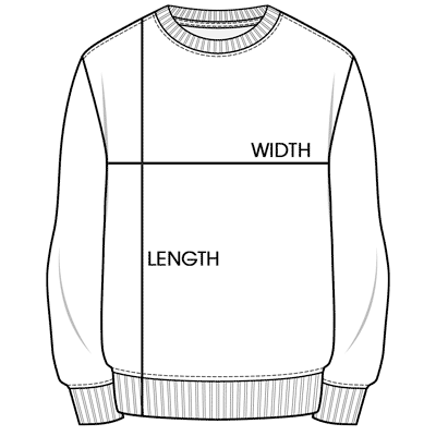 Sweater size chart