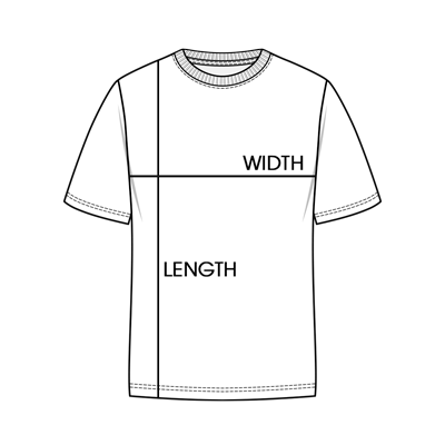 Size chart - Youth tshirt