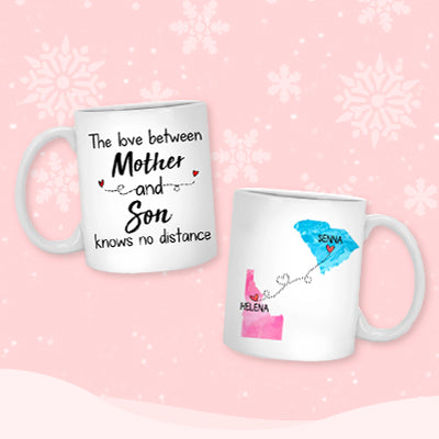 Mother and Son Personalized Mug