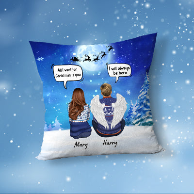 Still Talk About You Conversation Christmas Personalized Pillow