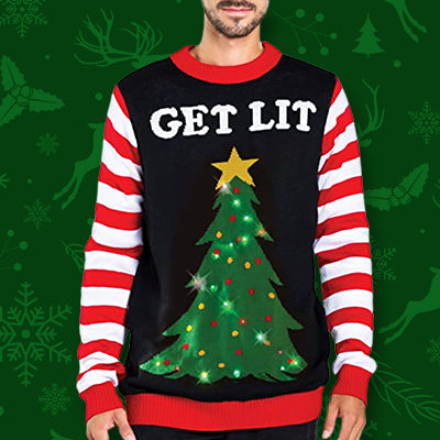Light Up Ugly Christmas Sweater
