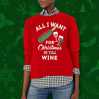 All I Want for Christmas Sweatshirt