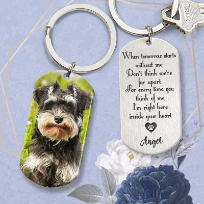 Inside Your Heart Personalized Keychain