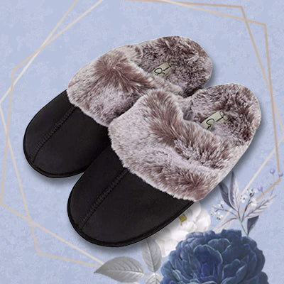 No-Skid Memory Foam Slippers