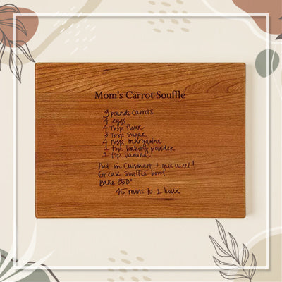 Personalized Family Recipe Board