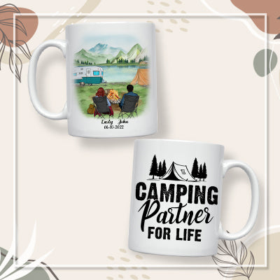 Camping Partners for Life Custom Mug  