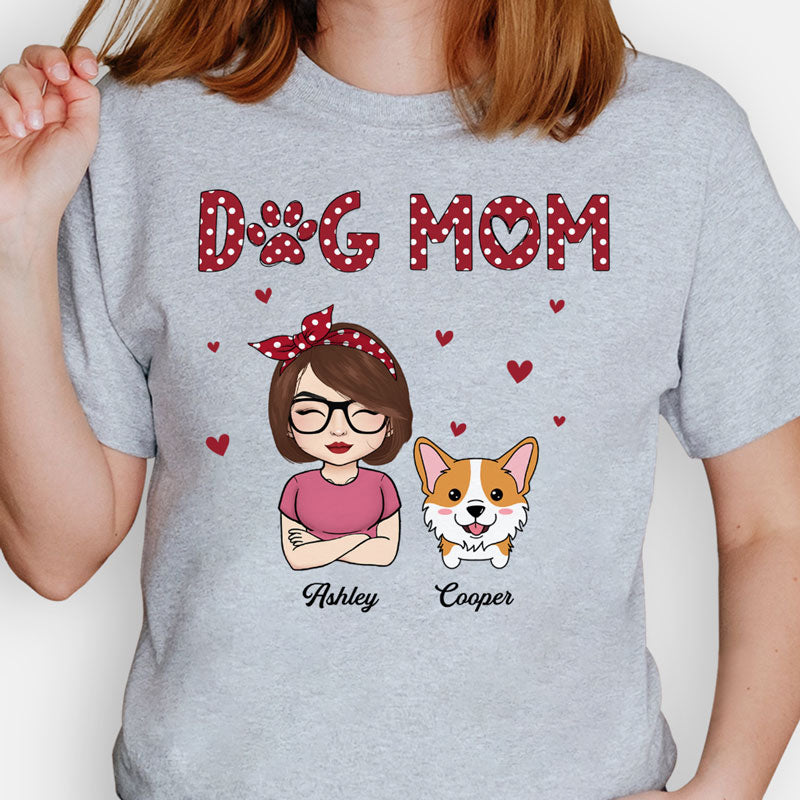 Dog Mom Dog Chibi, Personalized Shirt, Custom Gifts For Dog Lovers ...