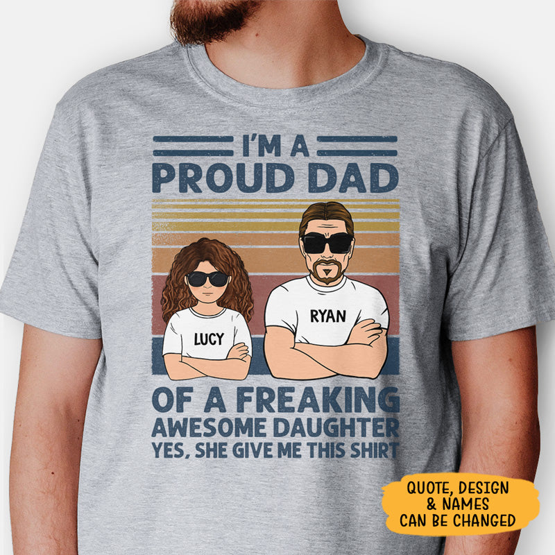 Like Father Like Daughter Dodgers Men T Shirt
