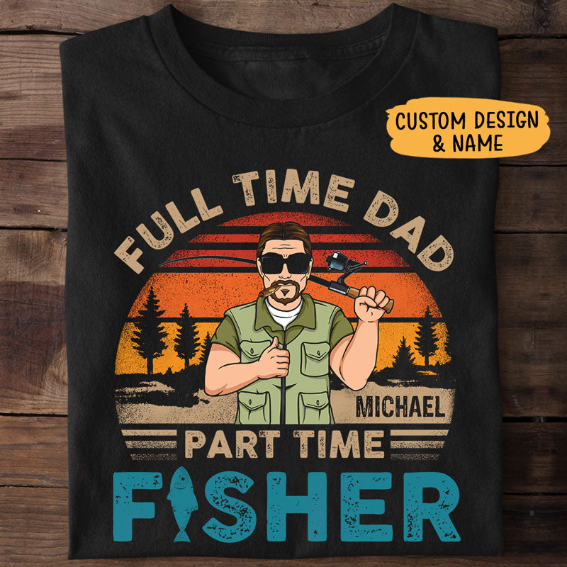 Happy Father's Day World Best Fishing Dad, Fishing Shirt, Personalized -  PersonalFury