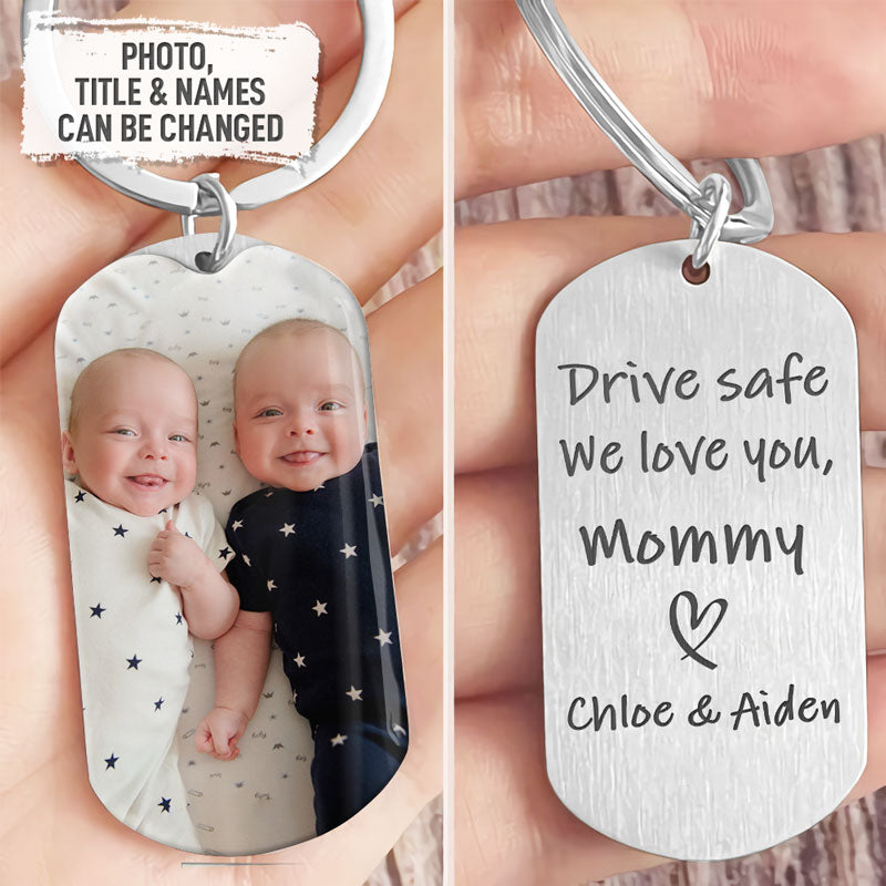 Custom Photo Film Roll Keychain Father's Day Gift Engravable Shell