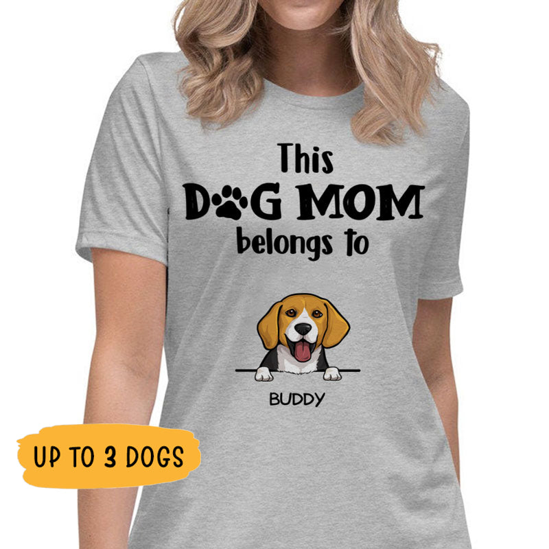 this dog mom belongs to shirt