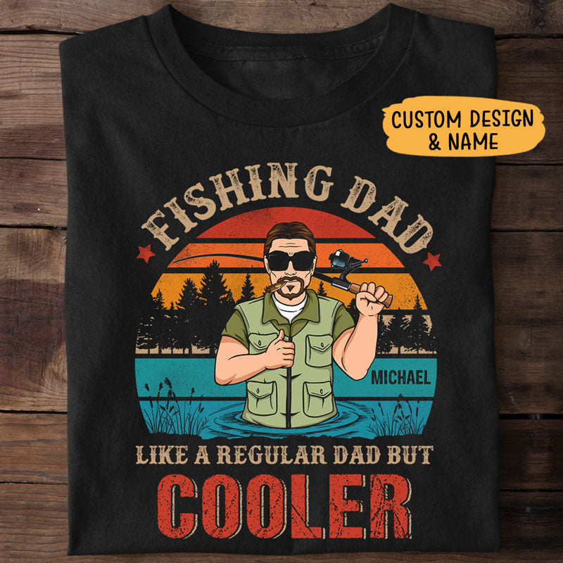 Fishing Dad Quality T-shirt Fisherman Shirt Fishing Shirt for Dad
