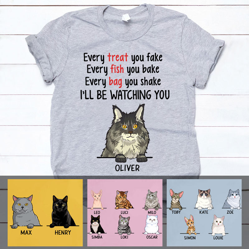 Every Fish You Bake, Custom Shirt, Personalized Gifts for Cat Lovers ...