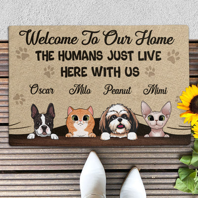 Pet Personalized Doormat with Your Dog Picture for Pet Lovers