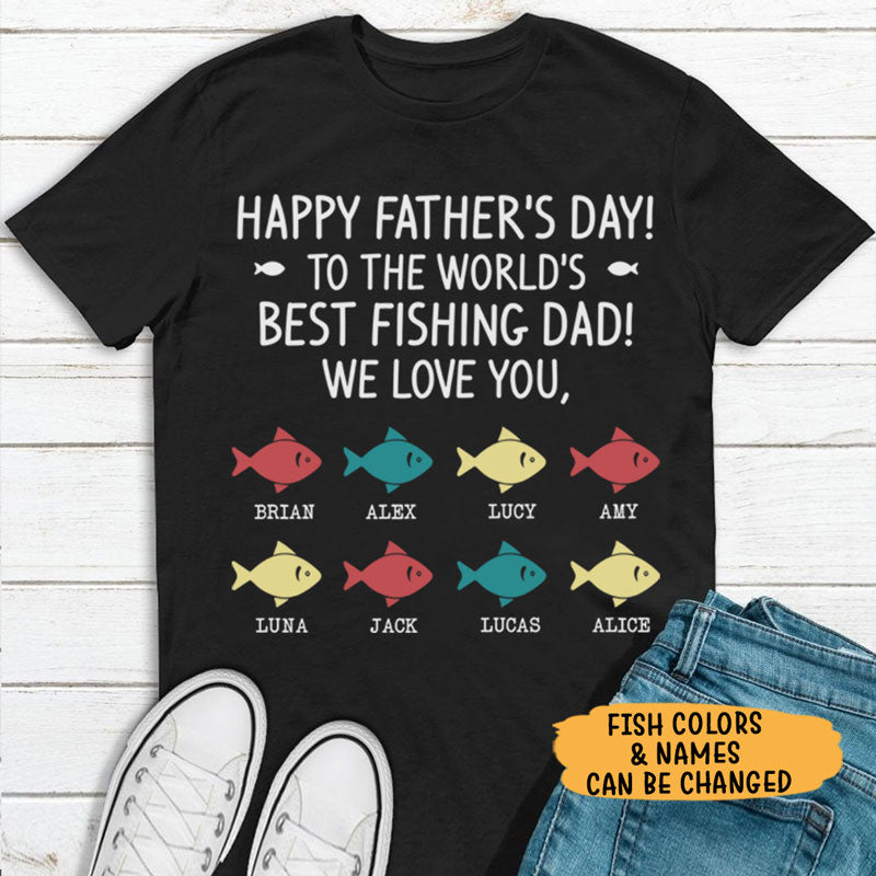 Daddys fishing buddy Kids T-Shirt for Sale by FLOWERNAJMA