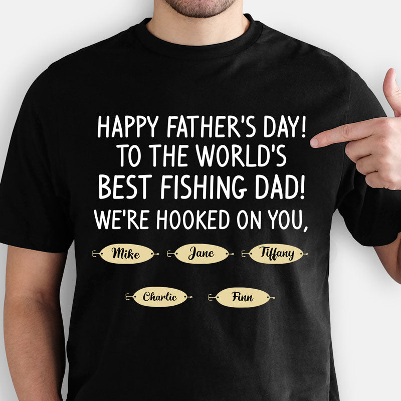 Fishing Shirts For Dad Father Day Fishing Gift For Fisherman Tshirt Man T  Shirt Cotton Summer Tops T Shirts