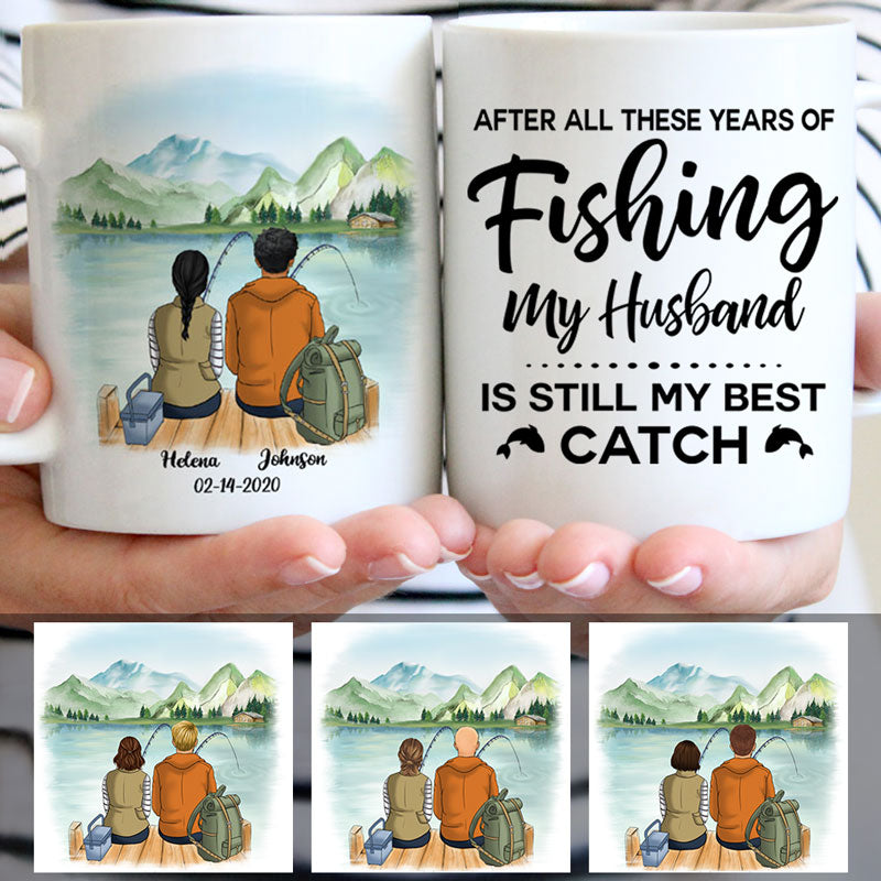Fishing Partner for Life, Customized mug, Anniversary gifts, Personali -  PersonalFury