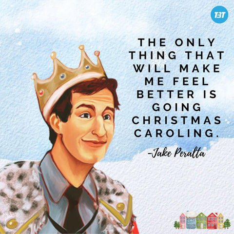 jake peralta brooklyn nine nine christmas quote