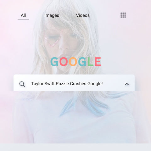 taylor swift puzzle crashes google