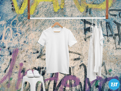 white t-shirt by the banyan tee