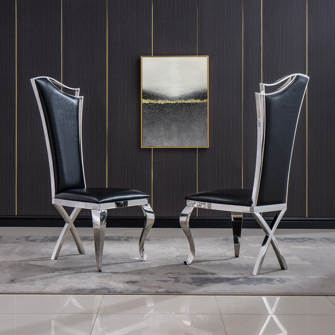 Dining Room Collection in Mandy Grey Marble