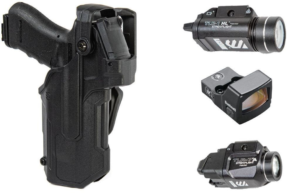 Blackhawk T-Series L3D LB (RDS) Duty Holster Glock 17