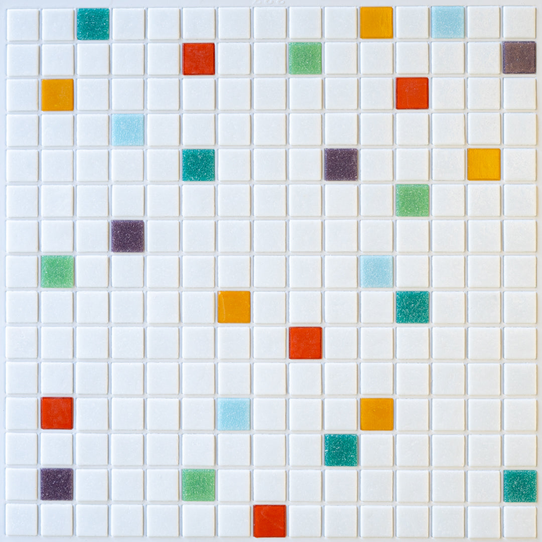 Brio Highlands Blend Glass Mosaic Tile