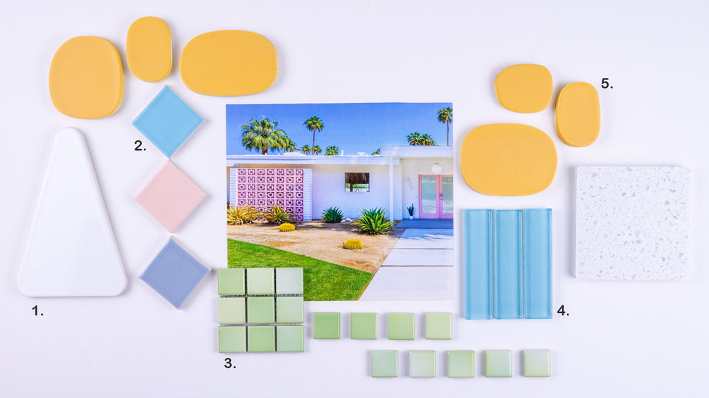 Tile Inspiration Blog - using tile to highlight midcentury modern architecture