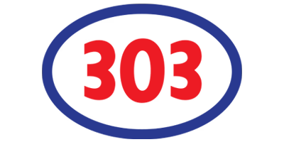 303 Boards - Oval Sticker - 303boards.com