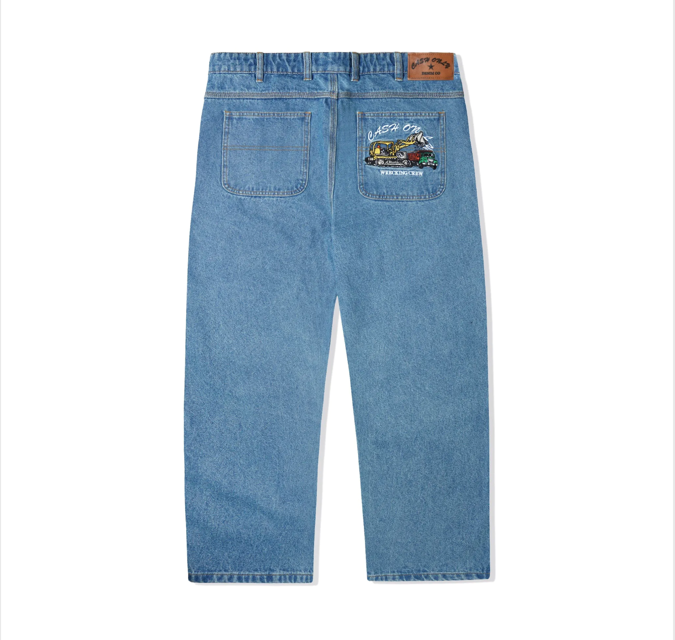 EXTRA BAGGY JEANS WASHED INDIGO 30 S | eclipseseal.com