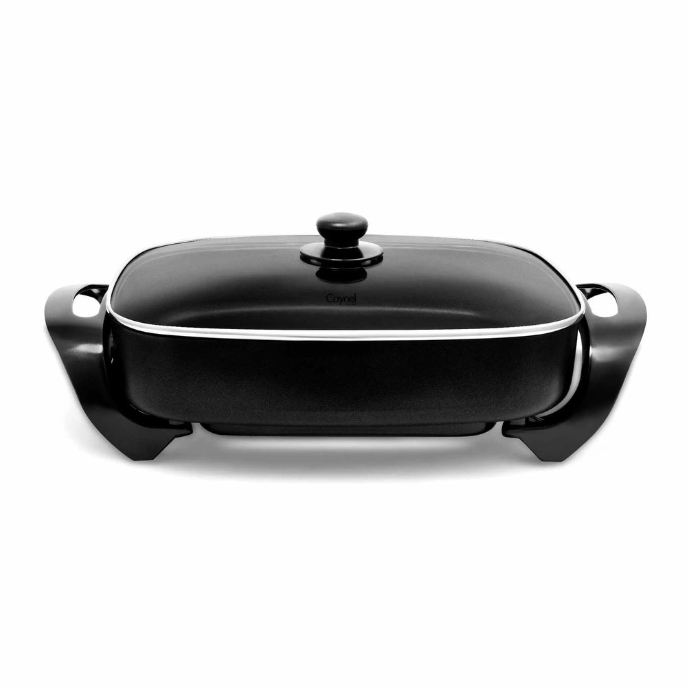 Nonstick Electric Skillet 12X12 (Black) – Caynel Direct
