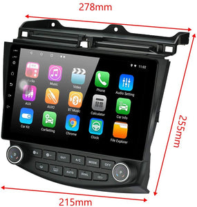 Lexxson Android 8.1 Car Radio Stereo 10.1 inch Capacitive Touch Screen High Definition GPS Navigation Bluetooth USB Player 1G DDR3 + 16G NAND Memory Flash for Honda Accord 7th 2003 2004 2005 2006 2007