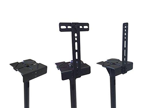 Videosecu One Pair Height Adjustable Speaker Stands Mounts Heavy