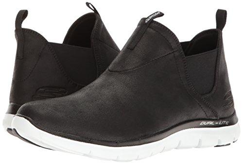 skechers flex appeal 2.0 black leather