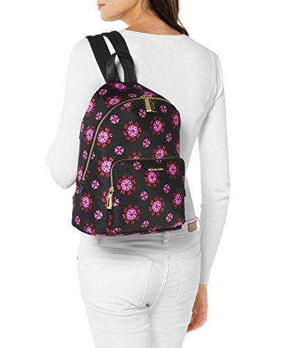 michael kors pink backpack with flowers