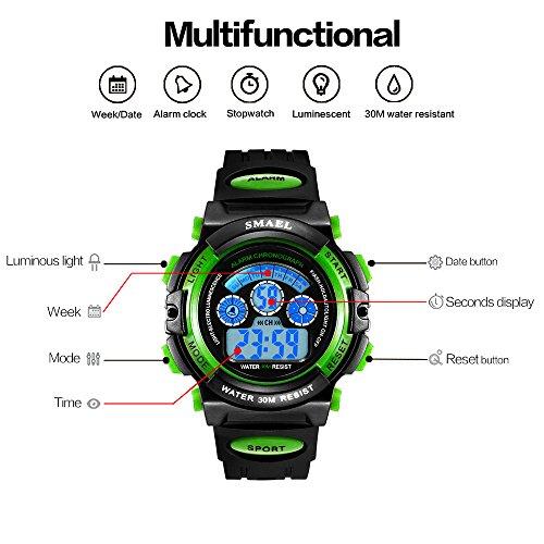 water resistant digital watch